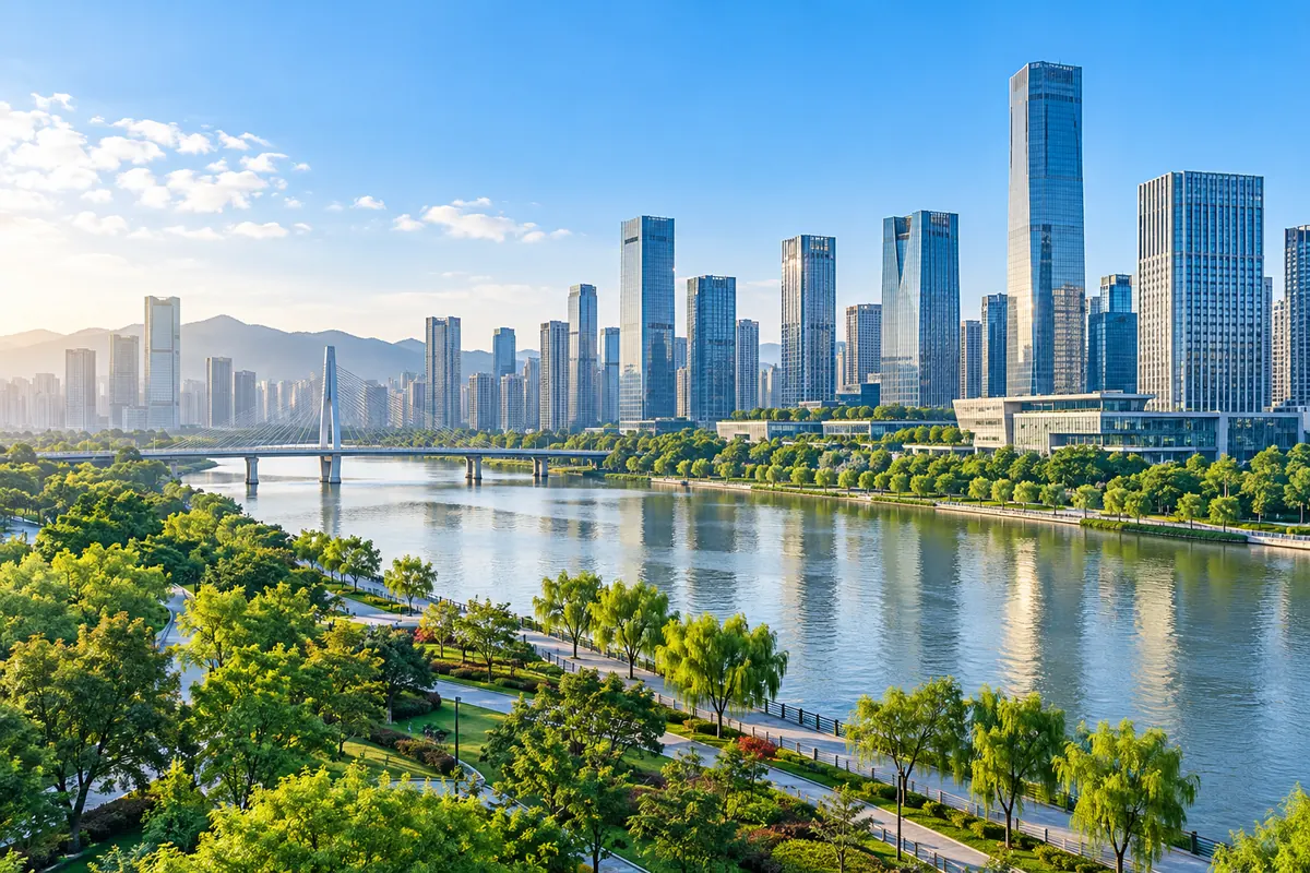 城市发展与数字经济主题配图